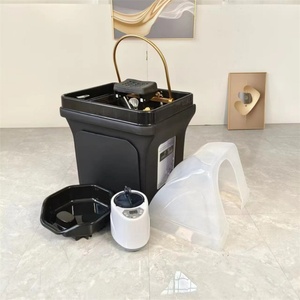 Bassin de lavage portable Kisen avec pompe à eau, tuyau de vidange et pulvérisateur, évier de coiffure réglable - Product Image 2