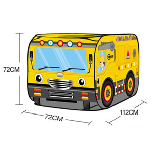 Carpa de Juego Plegable de Poliéster con Temática de Vehículos de Ingeniería para Niños de 112 cm, Uso Interior/Exterior - Product Image 2