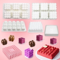 Große 3D-Magische Kugel-Silikonform für Mousse-Desserts, Bubble Balls, Kerzen & Schokolade, Handgemachte Backwaren