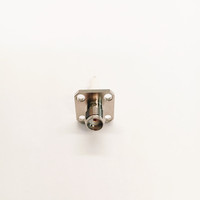 Conector RF de Alto Rendimiento, DC-18GHz, Conector SMA Hembra con Brida de 4 Orificios, Material de Acero Inoxidable, Conector para PCB