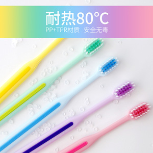 Brosse à dents souple à poils en nylon de taille standard pour usage domestique, pack familial adulte - Product Image 4