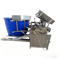 Henan Betrouwbare Diepvriesvoedsel Vis Fruit Groente Aardappel Appel Sinaasappel 304 RVS Hydraulische Motor Bak Kiepcontainer Dumper