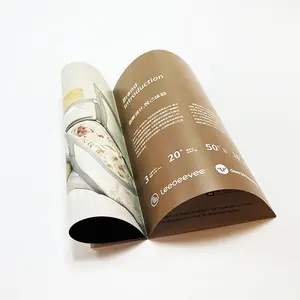 Aangepaste Hoge Kwaliteit Reclame Softcover Boekje Tijdschrift Afdrukken Kleurboek Afdrukken A4 Matte Kunst Papier Brochure Afdrukken