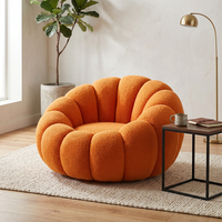 Canapé paresseux Yog pour salon et chambre, fauteuil lounge moderne, gain de place, tissu pelucheux, ultra doux, luxe léger, siège individuel personnalisable