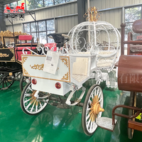 Calèche Électrique Européenne Élégante Princesse Rêve Citrouille Voiture de Mariage Vente Directe Usine Calèche de Mariage Électrique