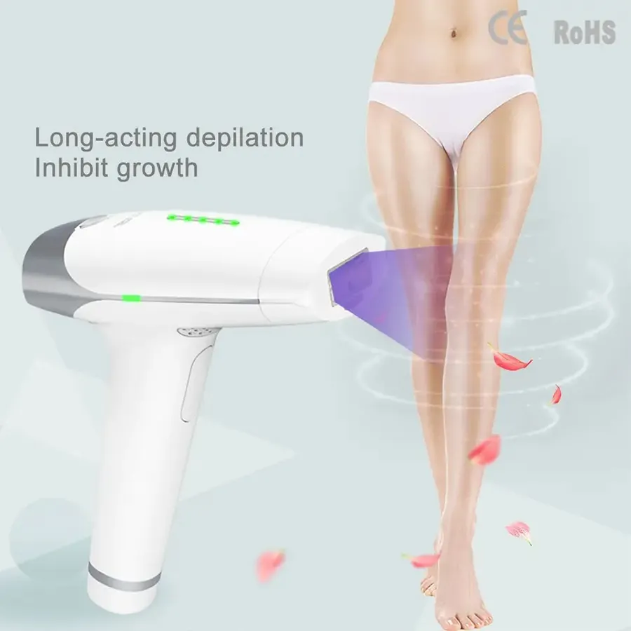 8 cấp độ laser vĩnh viễn IPL ảnh Máy cạo lông tẩy lông bằng laser không đau Máy Cạo Lông Điện