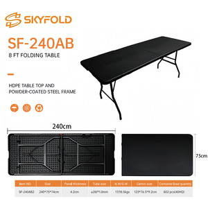 Tavolo Pieghevole per Banchetti, Conferenze e Feste, Base per Tavolo Pieghevole, Tavolo Pieghevole <span class=keywords><strong>da</strong></span> Esterno - Product Image 1