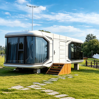 Maison préfabriquée en capsule, intelligente et durable, pour séjour à la ferme en milieu rural, hébergement pour invités, isolée, résistante aux intempéries, ignifuge, villa en capsule spatiale