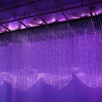 Kit d'éclairage LED à fibres optiques pour arbre, rideau lumineux