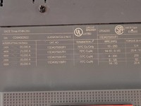 Interruptor de Circuito Tmax XT4NU3125AYJ000XXX, 125A, 3P, 600V para PLC