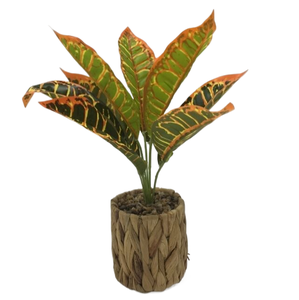 Plantes et fleurs artificielles <span class=keywords><strong>en</strong></span> <span class=keywords><strong>pot</strong></span> Décoration d'intérieur Plantes artificielles Feuille verte et feuille rouge Arbre <span class=keywords><strong>pour</strong></span> nouvelle maison - Product Image 2