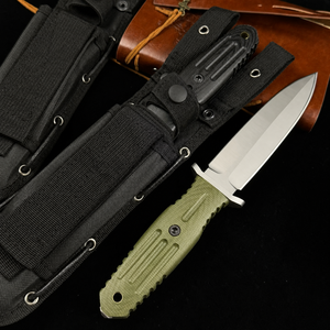 Cuchillo Táctico de Hoja Fija, Acero 440C, Mango de Micarta, para Supervivencia al Aire Libre, Camping, Bushcraft, Caza - Product Image 4