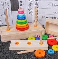 Mainan Edukasi Dini Montessori Kayu untuk Anak, Meningkatkan Kemampuan Kognitif, Delapan Lapis, Melatih Logika Berpikir untuk Anak Sekolah Dasar