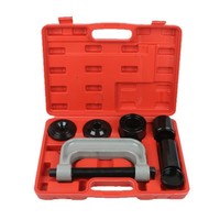 Juego de Herramientas de Prensado para Rótulas Tipo C, Kit de Extracción e Instalación de Rótulas Automotrices para Reparación de Suspensión de Chasis