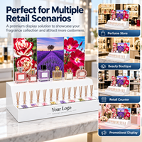 Support d'affichage pour échantillons de parfum avec supports de dégustation pour la vente au détail