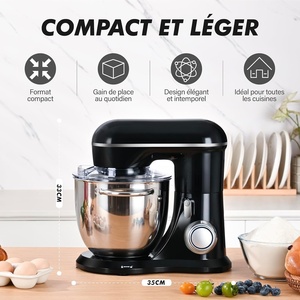 Heavy-Duty Stand Mixer Food & Dough Mixers Kitchen <b>Machine</b> Stand Stand for Baking & Cake Mixing - Product Image 3