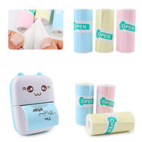 Papier autocollant thermique mini blanc pour étiquettes, reçus, rouleaux d'imprimante portables pour utilisation express, pour photos et images