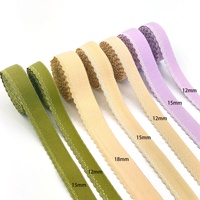 Bande élastique en nylon peluche pour soutien-gorge, vente en gros d'usine