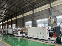 Machine d'extrudeuse en plastique de plat de treillis de panneau creux de polypropylène de feuille ondulée de pp