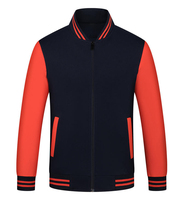 Veste unisexe à col montant Survêtement de baseball Logo imprimé