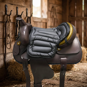 ONE PET Costa Sports CTS-PVC-HH Tapis de selle Western avec coussin amortissant en éponge, protection pour cheval, surface imperméable et assise souple - Product Image 3