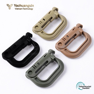 Mosquetón de Plástico para Exteriores con Hebilla de Cierre Rápido, Anillo en D, Clip Táctico para Mochila de Montañismo, 4 Colores, para Todas las Estaciones, Senderismo y Camping - Product Image 5