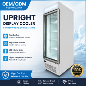 ตู้แช่เครื่องดื่มแบบตั้งตรง Kenkuhl รุ่น SD420 พร้อมไฟ LED สำหรับแสดงสินค้าในร้านสะดวกซื้อ - Product Image 1