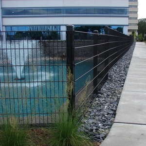 Fabricant de clôtures en grillage double, <span class=keywords><strong>panneau</strong></span> de clôture soudé 2D galvanisé facilement assemblable pour écoles - Product Image 6