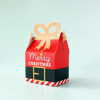 Boîtes de Noël personnalisées avec logo et design imprimé Ho Ho Ho pour les propriétaires de marques, importateurs et distributeurs en gros
