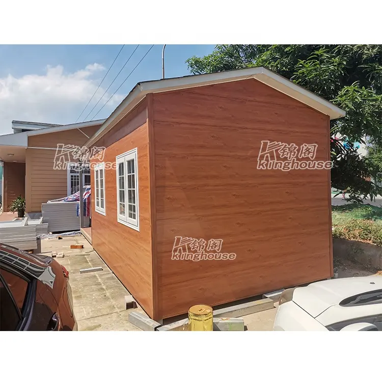 Prices Cheap Portable Light Steel Wood Houses T Type Prefabricated House