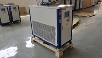 Mini refroidisseur d'eau automatique à engrenages, refroidi par air, 1-2 CV, pour évaporateur à réservoir en acier inoxydable, puissance 1,5-2,2 kW et compatibilité multi-tension