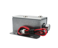 Serrure électromagnétique DC compacte LY03, loquet solénoïde rétractable 12V/24V, s'ouvre à l'alimentation, pour porte d'armoire
