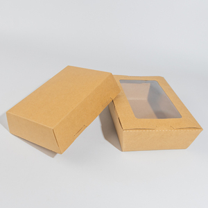 Chất Lượng Cao Nhà Máy Giá Giấy Bao Bì Thực Phẩm Hộp Dùng Một Lần Giấy Kraft Hộp Gà Chiên - Product Image 3