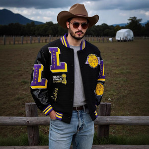 Giacca da Baseball Americana Retrò per Uomo, Vestibilità Comoda, Stile Casual Milano - Product Image 5