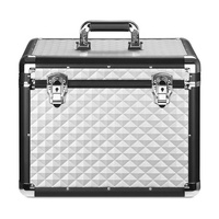 Cube d'eau en aluminium couleur argent boîte de toilettage pour chevaux boîte verrouillable pour cheval boîte à outils en aluminium de haute qualité boîte à outils portable