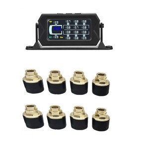 Nouvelle arrivée Heavy Duty 12-Wheel Truck and RV <span class=keywords><strong>TPMS</strong></span> Sensor 433.92Mhz Système de surveillance de la pression des pneus pour - Product Image 1