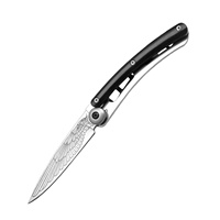 Fabrieksgroothandel Exquise 3Cr Serie Staal Engelenvleugel Lemmet Vouwmes Laser-gegraveerd Veerpatroon Model E-008