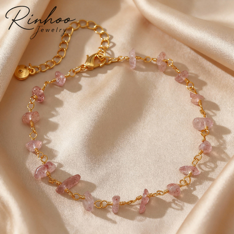 RINHOO Luxury Geometric Irregular Shape Pink