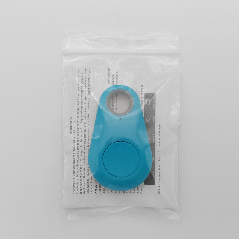 Bleu + batterie + sac de PE + instructions