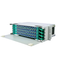 Pannello di Connessione in Fibra Ottica LC Duplex a 96 Core, Montabile su Rack da 19 Pollici per FTTH, Data Center, Telecomunicazioni OEM