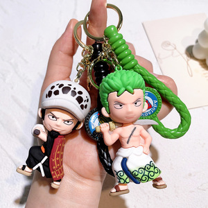 Porte-clés 3D One Piece - Pendentif en silicone souple pour sac et décoration de gâteau pour les <span class=keywords><strong>Otaku</strong></span> - Product Image 4