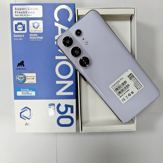 Original TECNO Camon50 pro 5G Smartphone 6.8 Inch 50MP Camera Shipment within 12 hours Global Unlock Mobile Phones