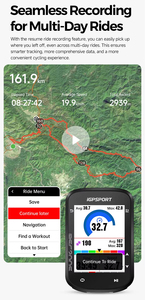 Ordinateur de vélo <span class=keywords><strong>GPS</strong></span> <span class=keywords><strong>IGPSPORT</strong></span> BSC200S, compteur de vitesse sans fil intelligent pour le cyclisme sur route et en montagne, équipement sportif - Product Image 3