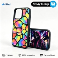 Coque de téléphone 3D personnalisée en relief, motif en relief, coque hybride PC TPU noire et argentée, vente en gros pour iPhone 17 Pro Max S26