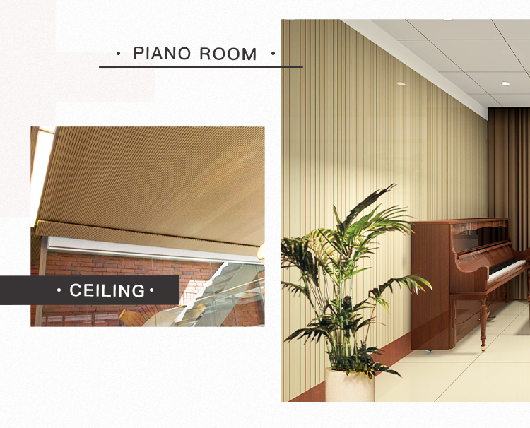 Prix usine En Gros Résistant au Feu Mur Mdf Rainuré Acoustique Panneaux D'art Panneau Diviseur De Pièce En Bois Pour Auditorium