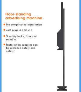 Wall Mounted Auto Sanitizing and Kiosk <strong>Advertising</strong> Screens <strong>Hand</strong> Sanitizer <strong>Display</strong> - Product Image 4