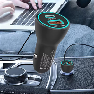 Cargador de coche privado, carga súper rápida, carga flash, encendedor de cigarrillos Tipo-C, cabezal de carga rápida de uno a dos puertos duales - Product Image 1