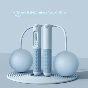 <span class=keywords><strong>Corde</strong></span> à <span class=keywords><strong>sauter</strong></span> en PVC transfrontalière intelligente sans fil avec compteur, <span class=keywords><strong>corde</strong></span> lestée, accessoires sportifs, grande boule, vente en gros - Product Image 1