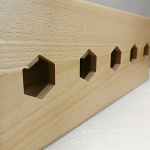 Caja Organizadora de Cables de Madera de Haya, Rectangular, con Compartimentos Cubiertos, para Gestión de Cables en el Escritorio - Product Image 4