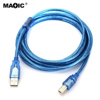 Câble de scanner d'imprimante USB haute vitesse a mâle vers USB B 2.0 câble d'imprimante USB 2.0 pour HP Canon et Epson